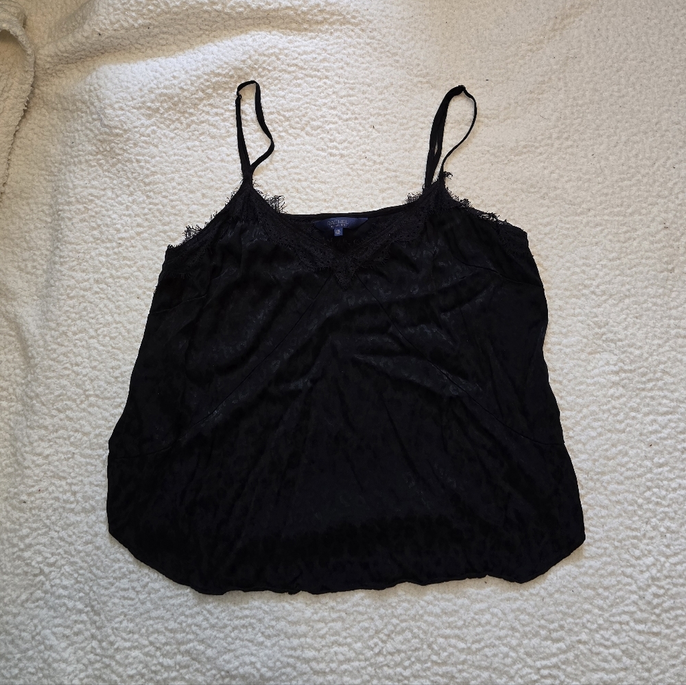 Black Leopard print tank top